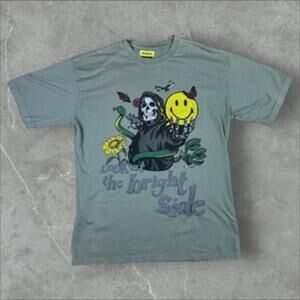 MARKET Smiley "Look at the Bright Side" Sage Green